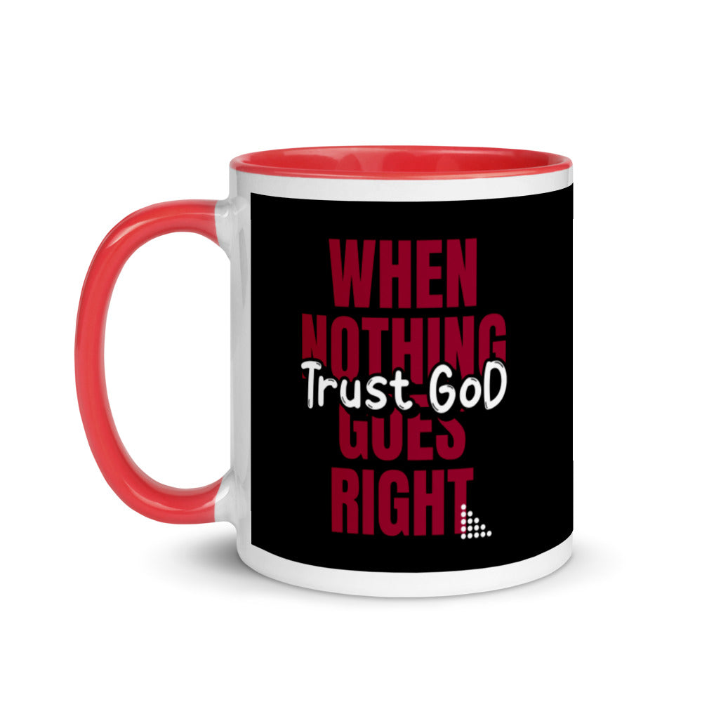 Trust God Mug with Color Inside