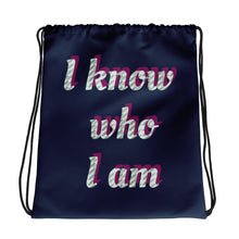 Load image into Gallery viewer, Navy Drawstring PE bag