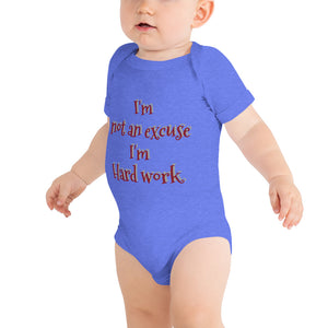 I'm not an excuse - Baby romper vest
